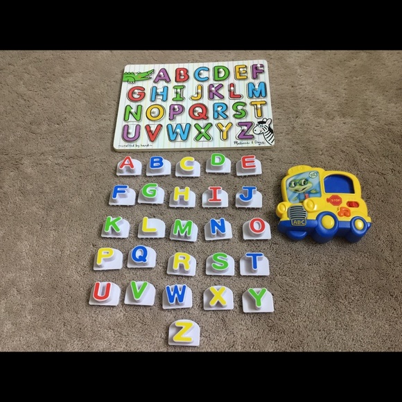 Other - Melissa and Doug Peg Puzzle & Leapfrog Phonics Toy